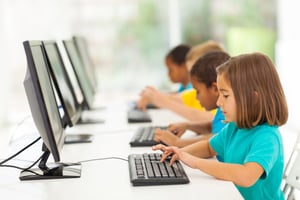Kids on computers