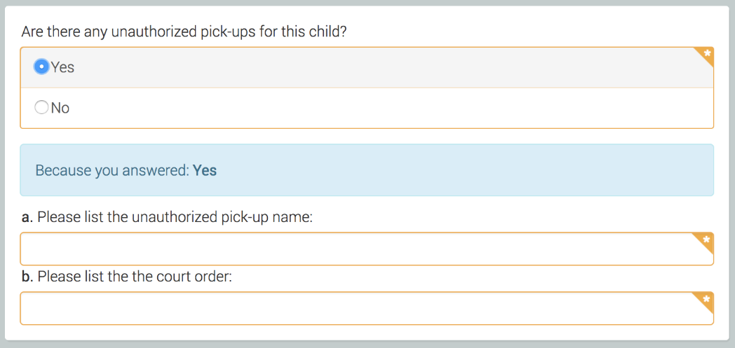 Unauthorized Pick Ups Questions