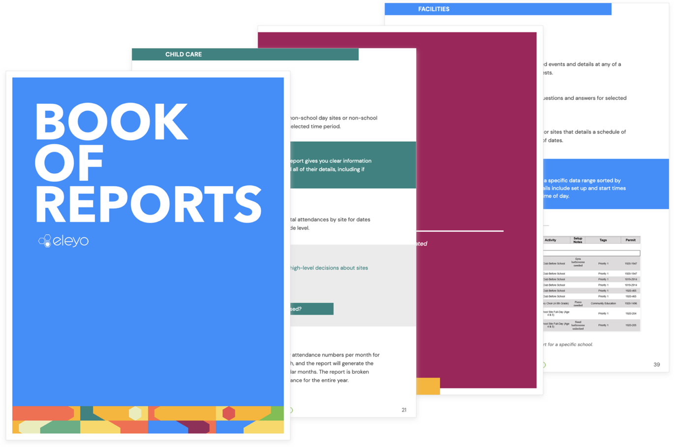 Eleyo Book of Reports