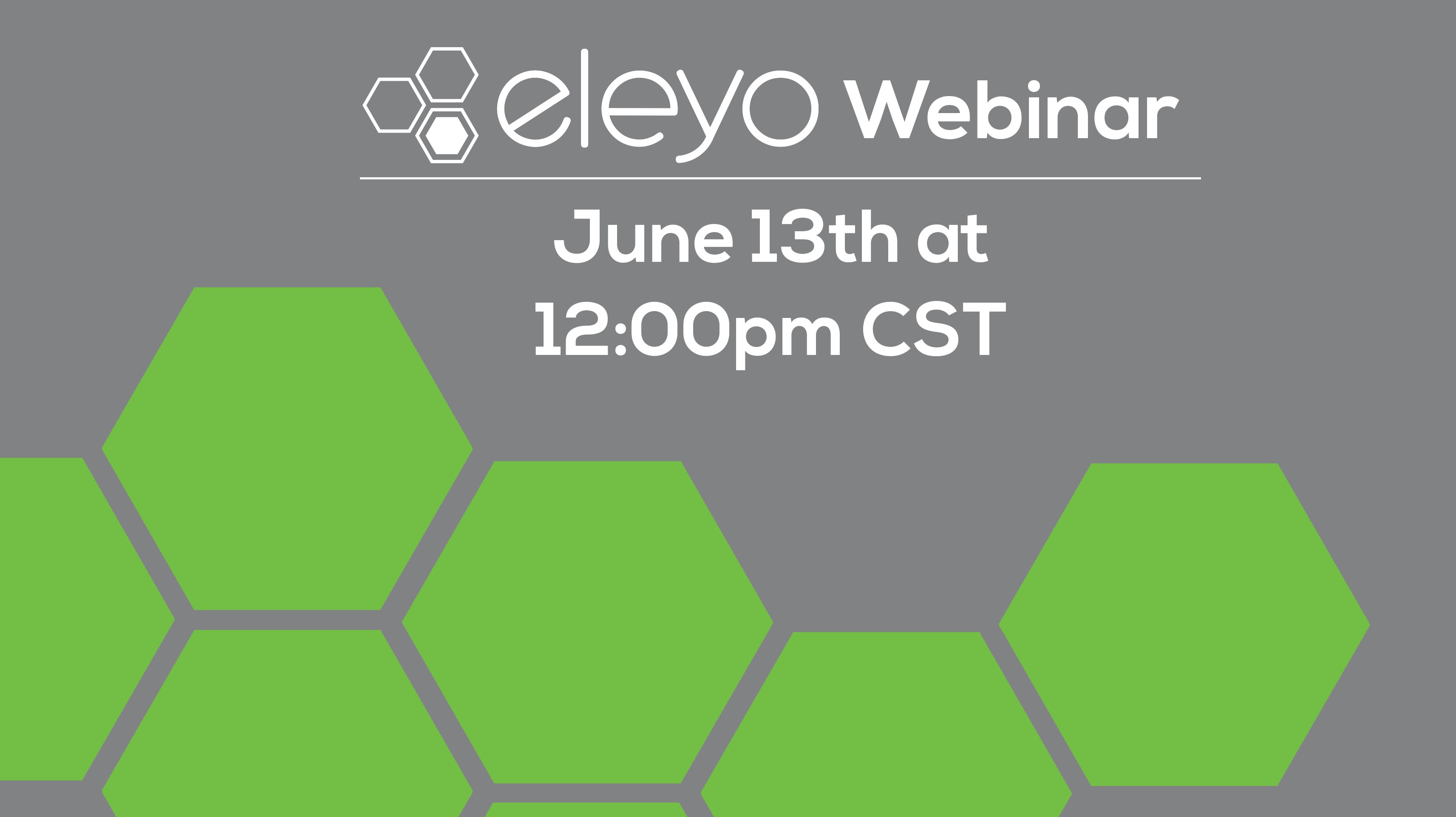 Eleyo: Simplify Program Management June 13th Webinar